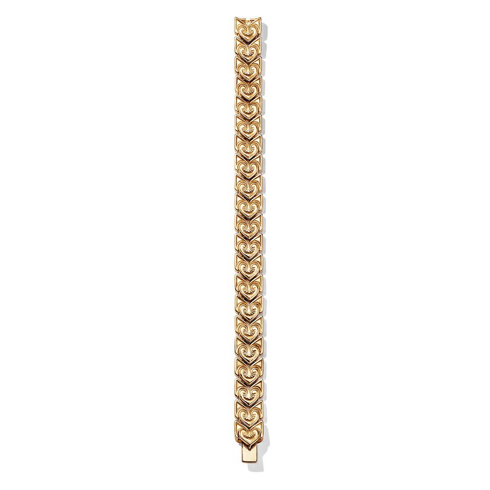 A Futura Elena Bracelet with diamonds on it.