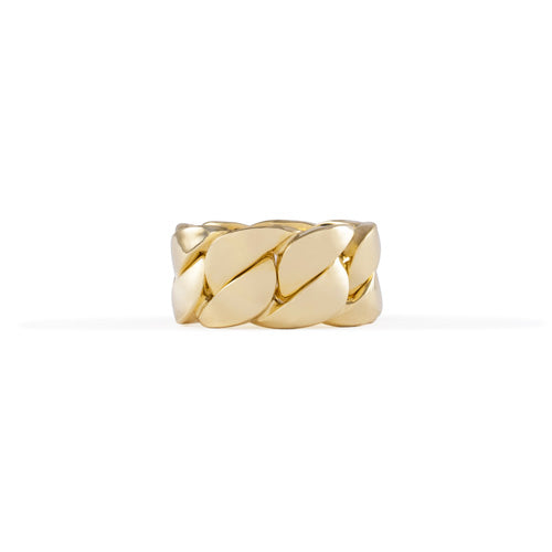 A Vice Versa Versa Ring with a chain design.