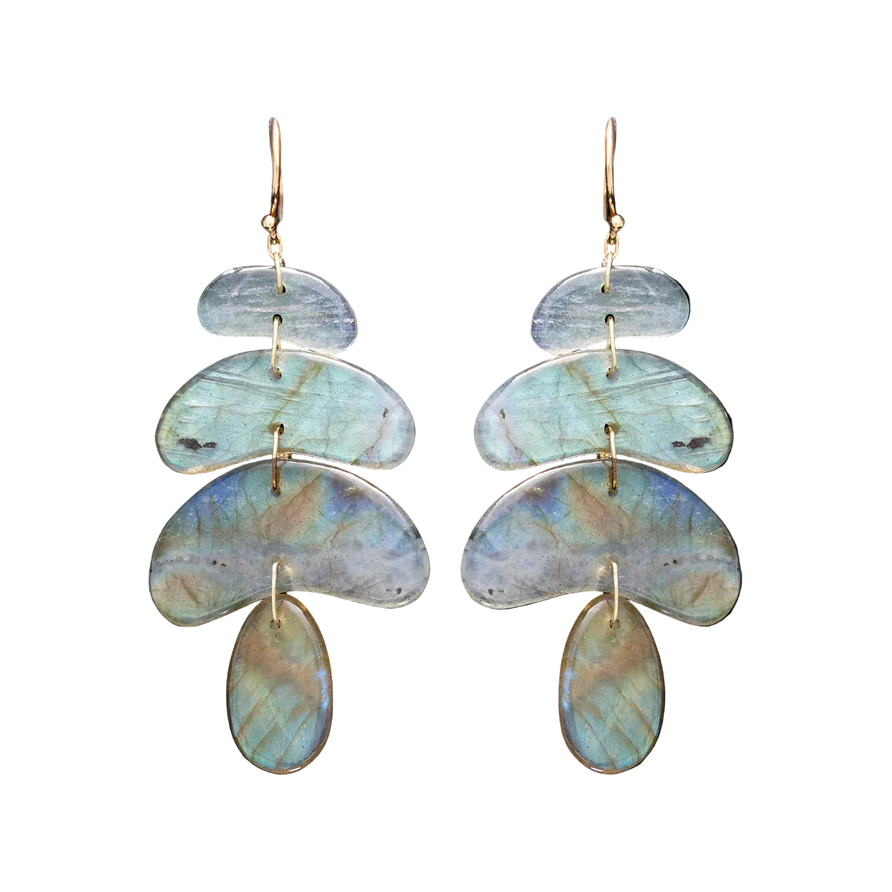 Labradorite Small Totem Earrings