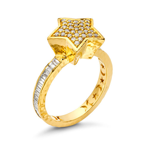 Star Pavé Ring