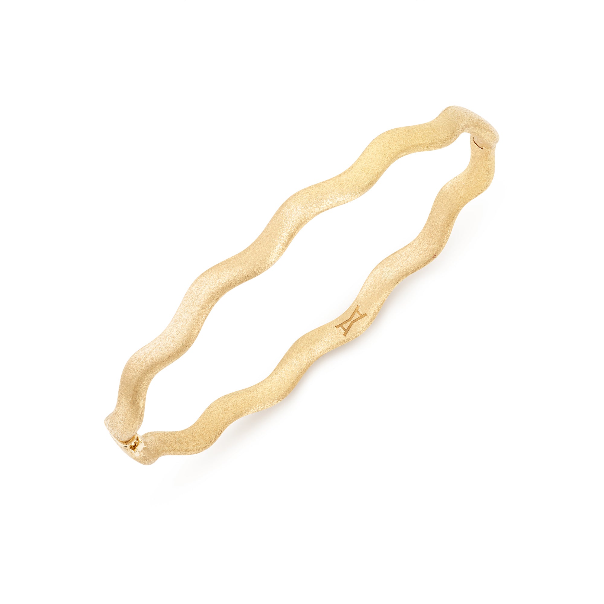 Drift Bangle in Brushed Gold Finishing