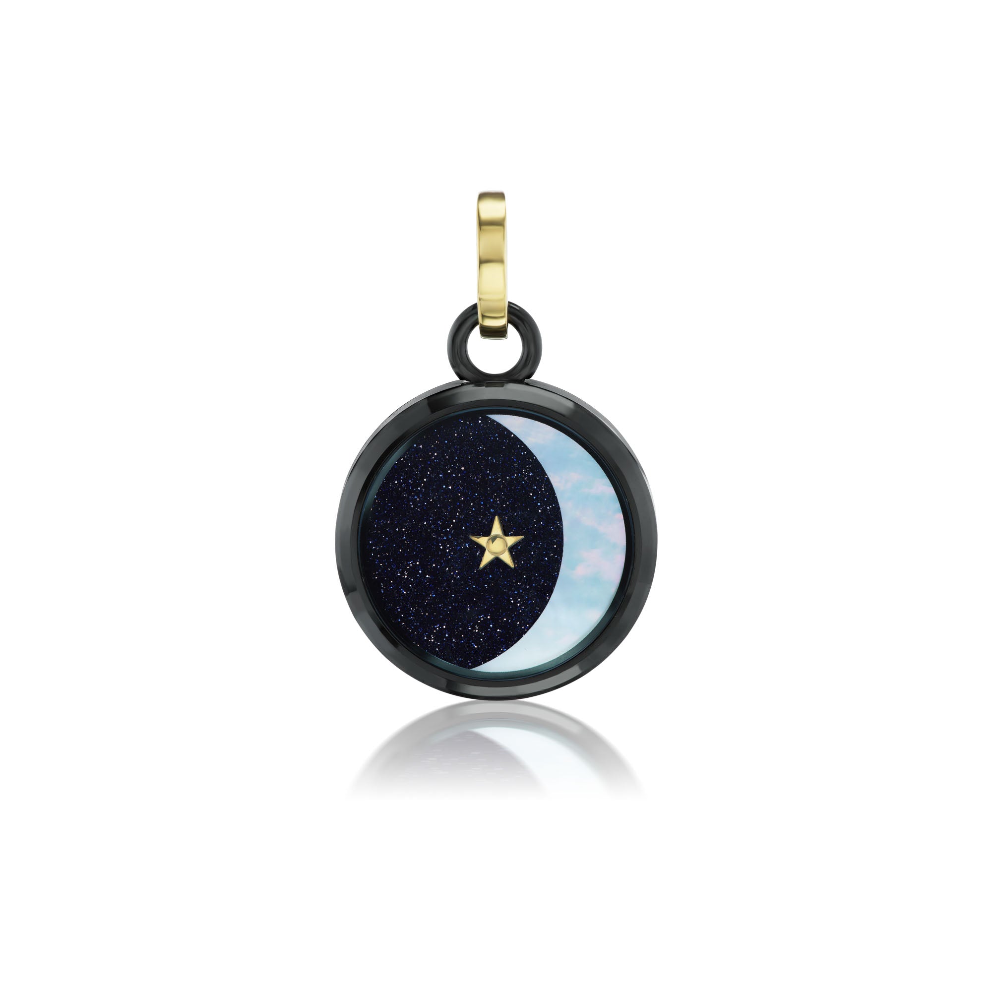 Carpe Diem Black Moon Charm