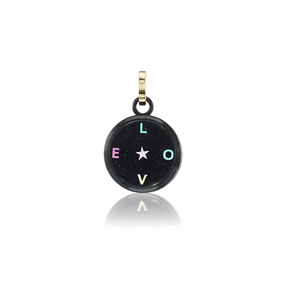 Carpe Diem Love Black Charm