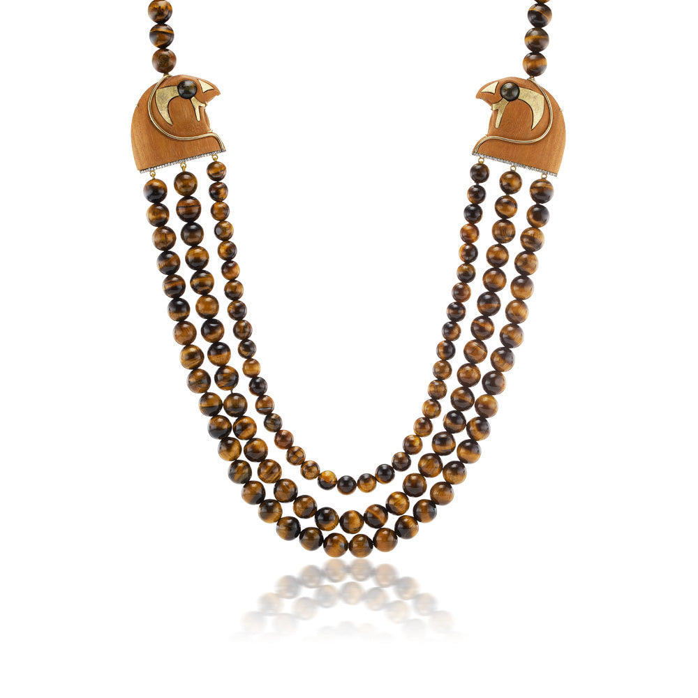 Tiger's Eye Egypt Necklace