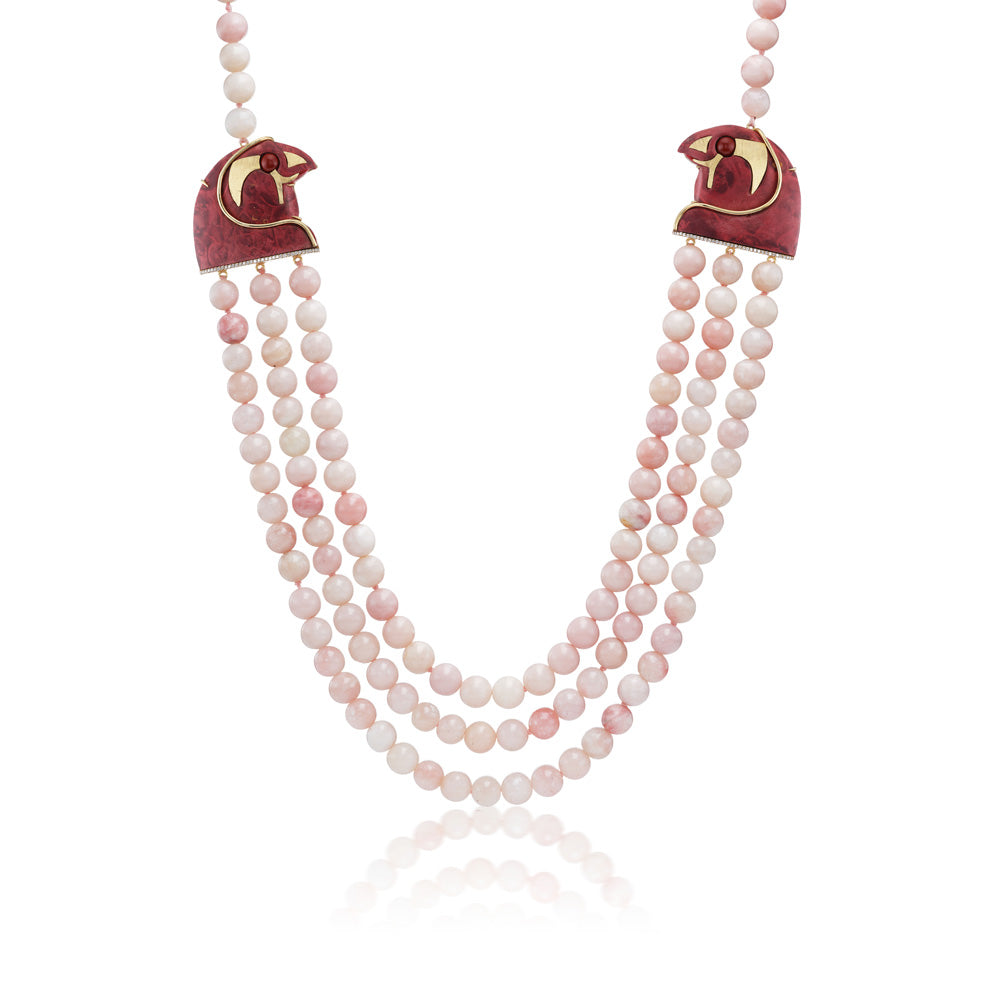 Strawberry Quartz Egypt Necklace