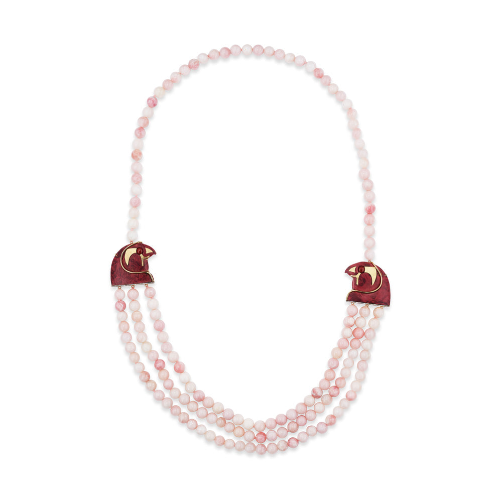 Strawberry Quartz Egypt Necklace
