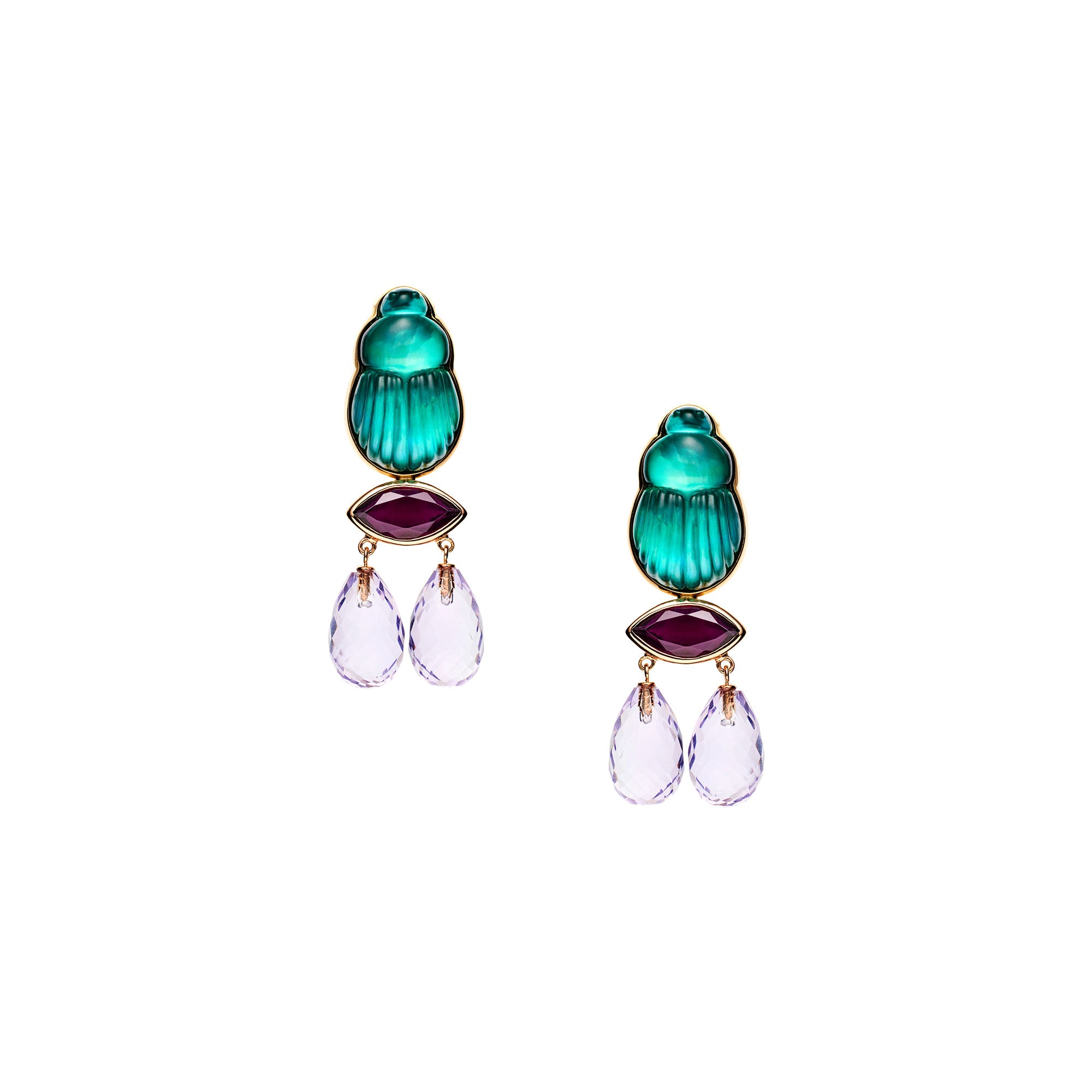 Il Paradiso Scarab Earrings