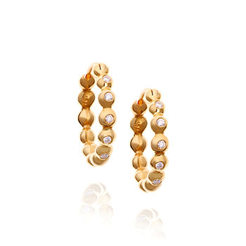 Demetra Diamond Hoops
