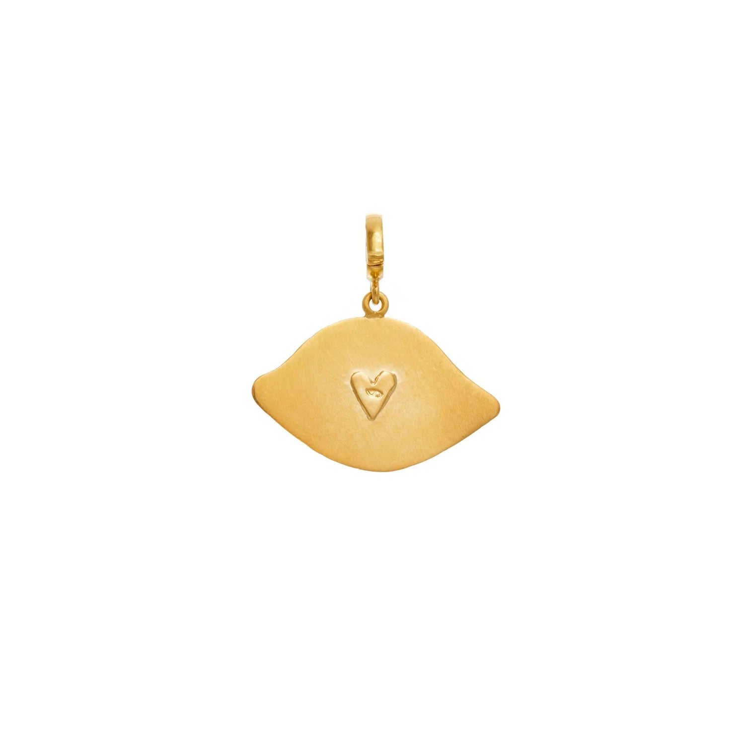 Protective Eye Charm in Yellow Gold