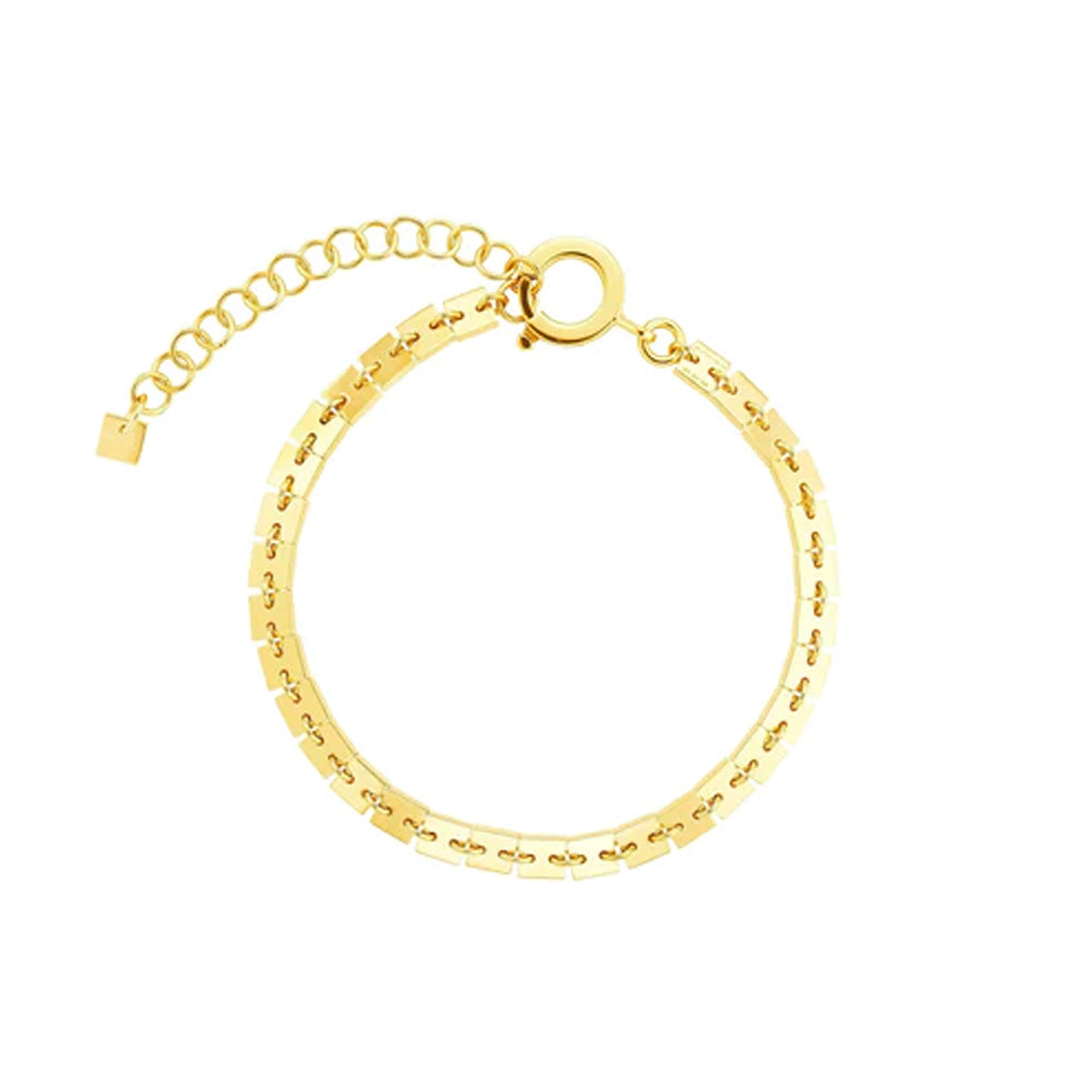 A Cadar Foundation Square Chain Bracelet.