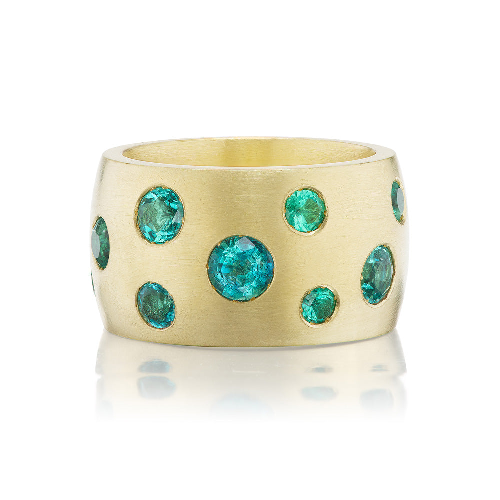 Emerald Gypsy Cigar Ring