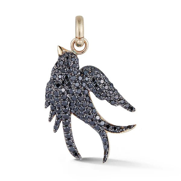 Birdie Charm with black diamonds