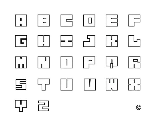 Enamel Square Letter Signet Ring in Yellow Gold