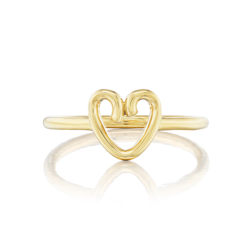 Mini Open Heart Ring