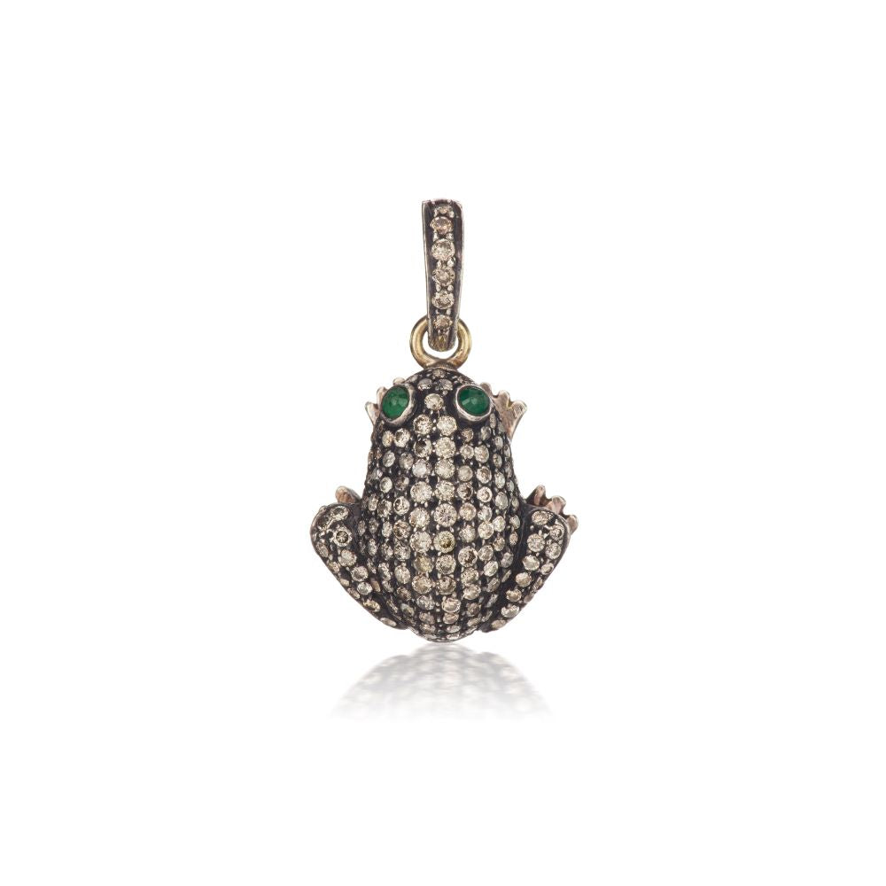 Diamond Frog Charm