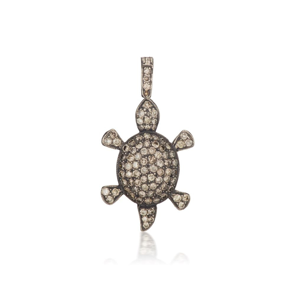 Diamond Turtle Charm