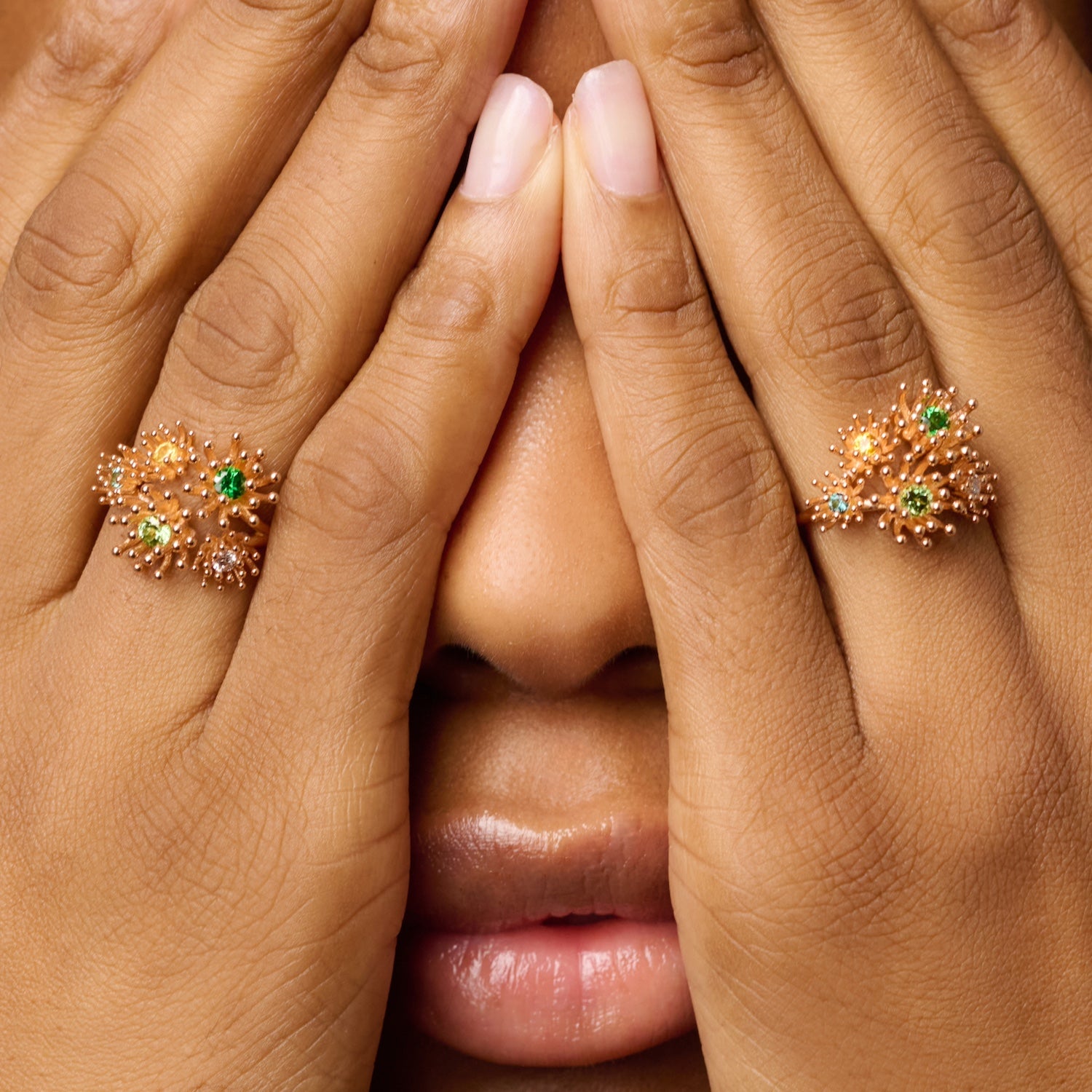 Petit Cactus Vert Ring