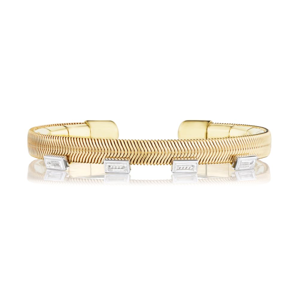 Feelings Baguette Cuff Bracelet