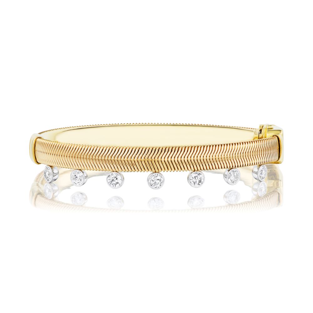 Feelings Diamond Bangle Bracelet