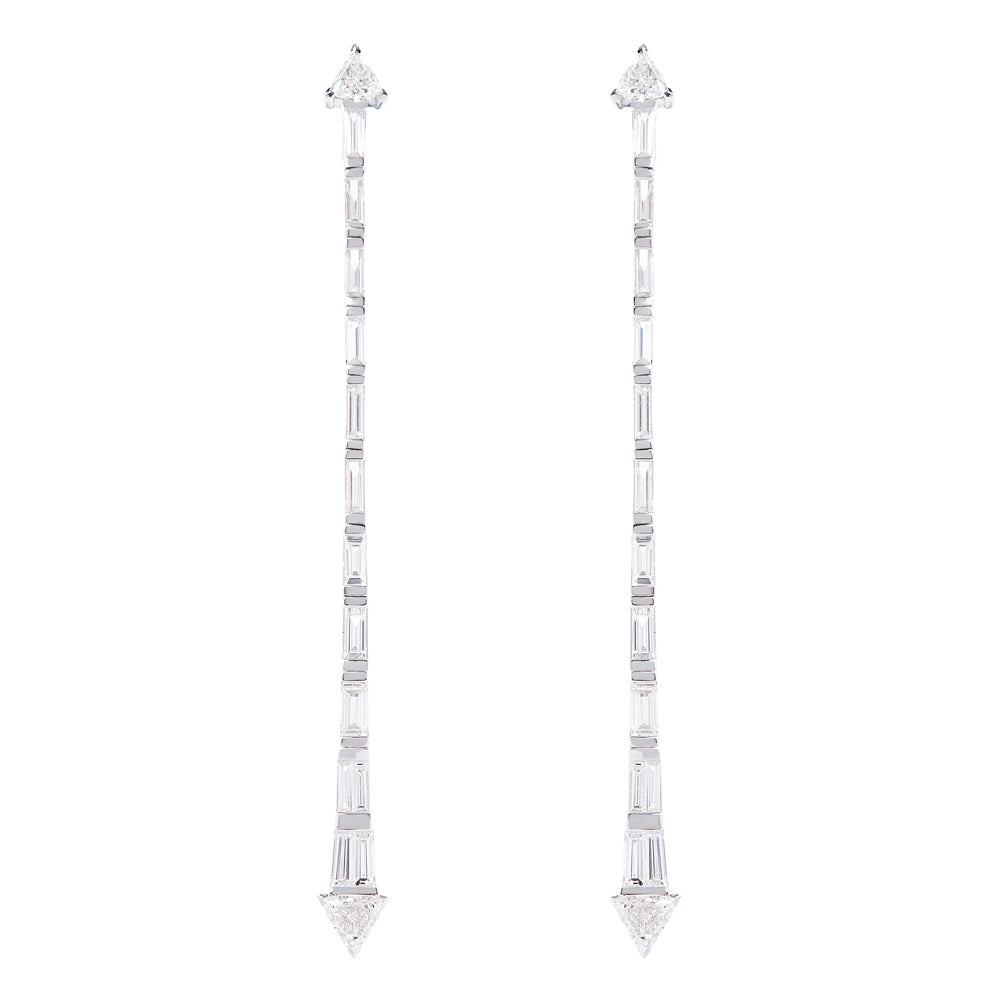 Energy Drop Diamond Earrings