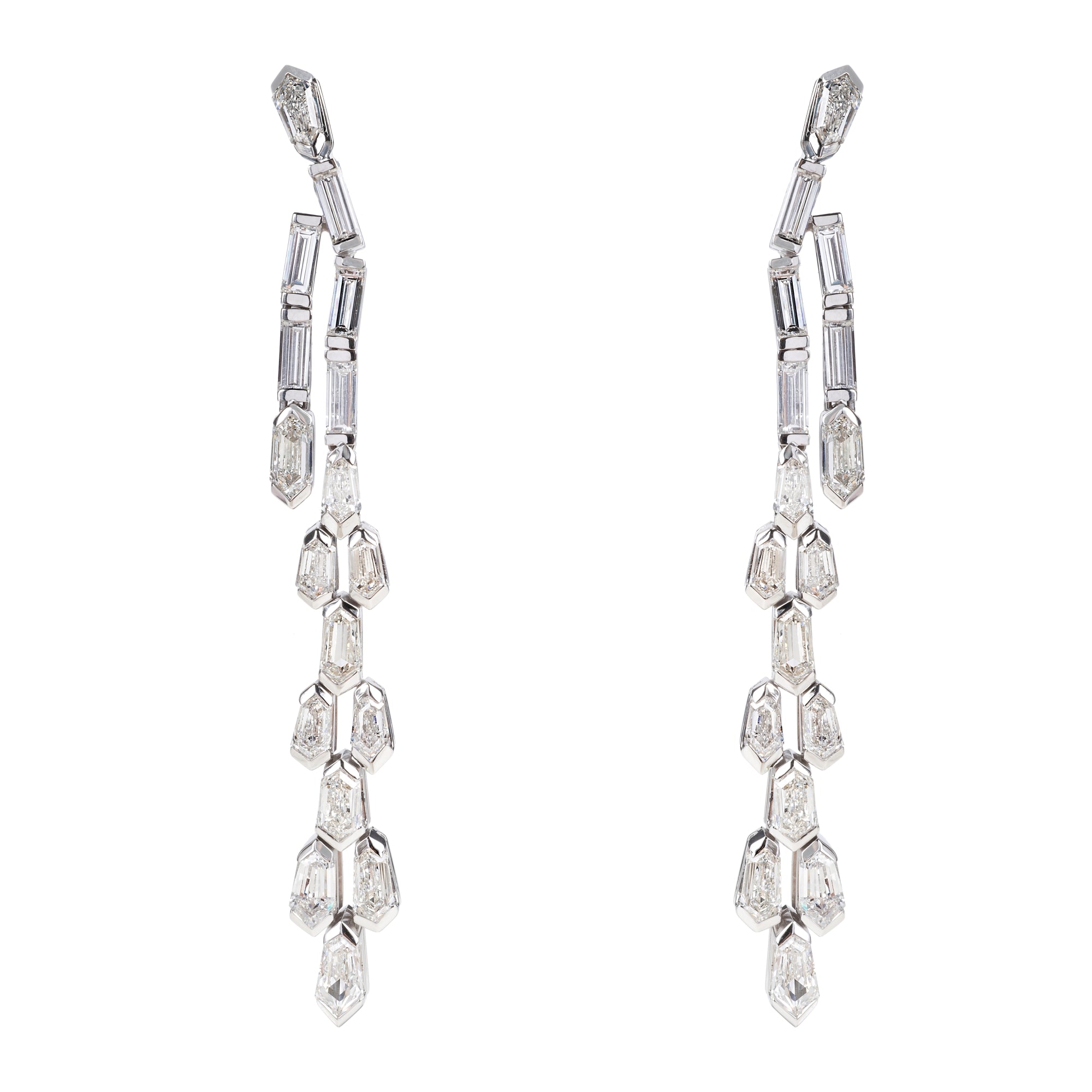 White Gold Energy Diamond Earrings