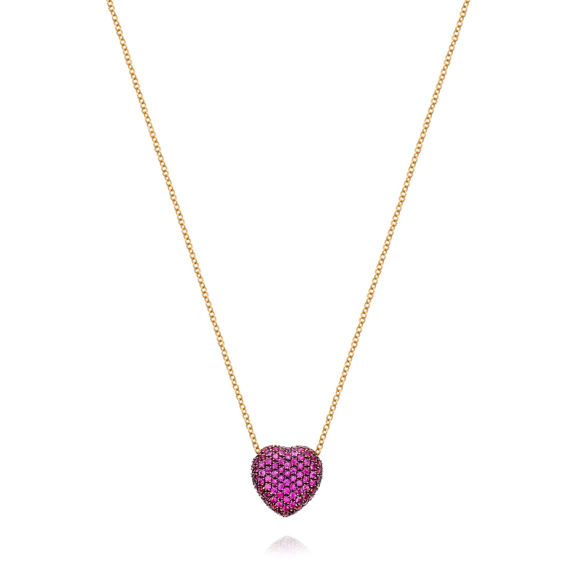 Mini Bella Pink Sapphire Necklace