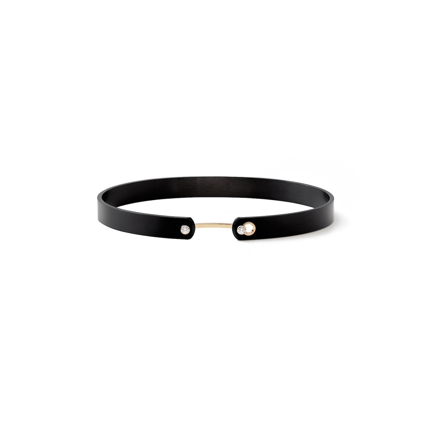Midnight in Manhattan Mood Bangle in Yellow Gold
