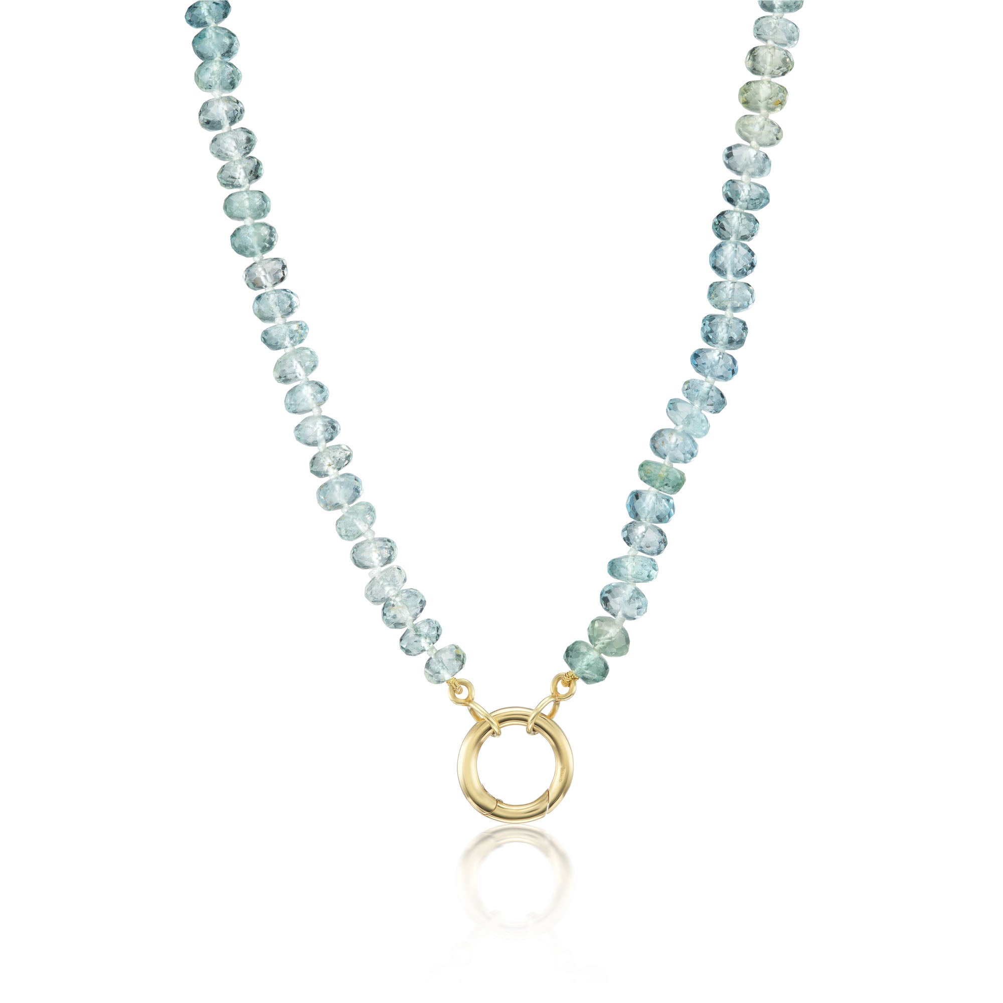 Aquamarine Beaded Necklace