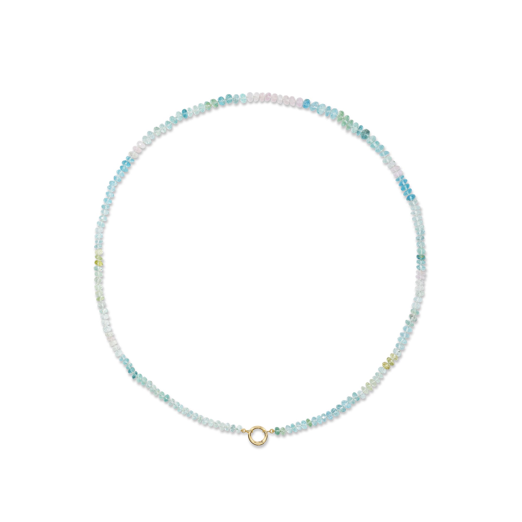 Aquamarine Beaded Necklace