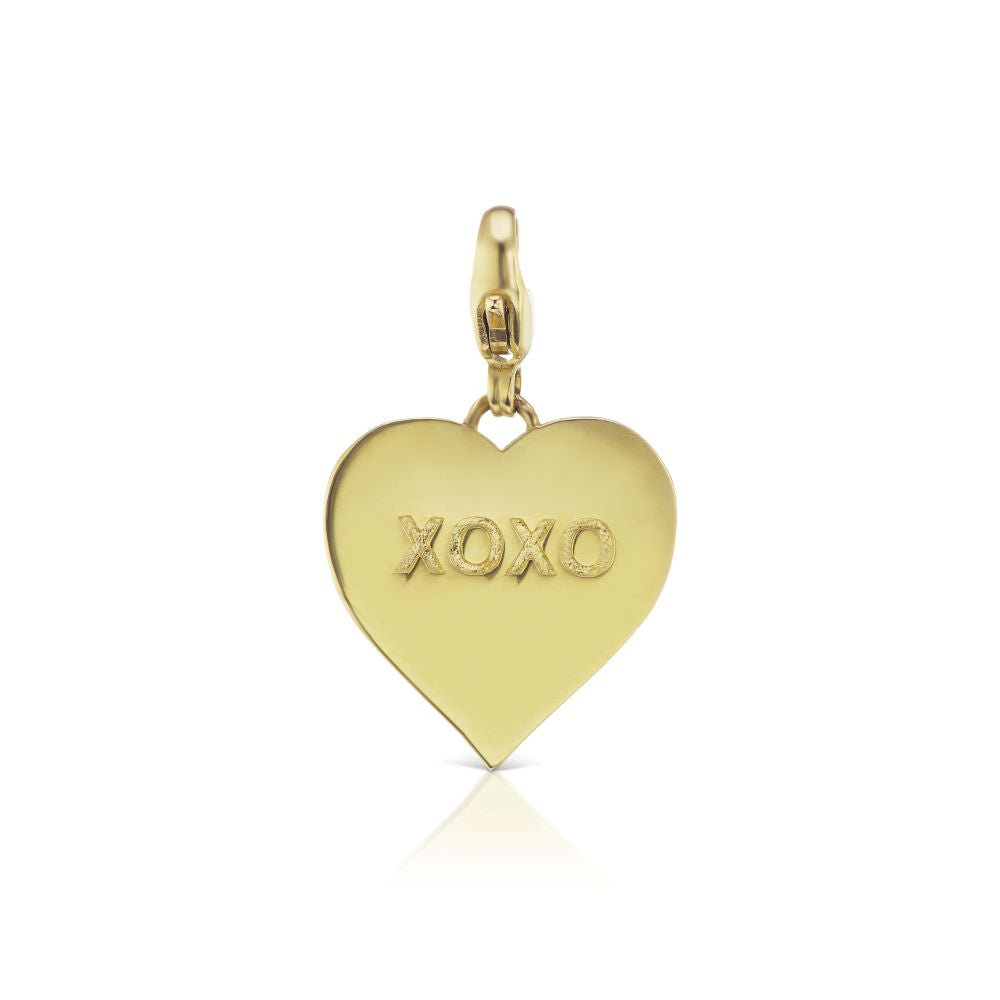 XOXO Heart Charm