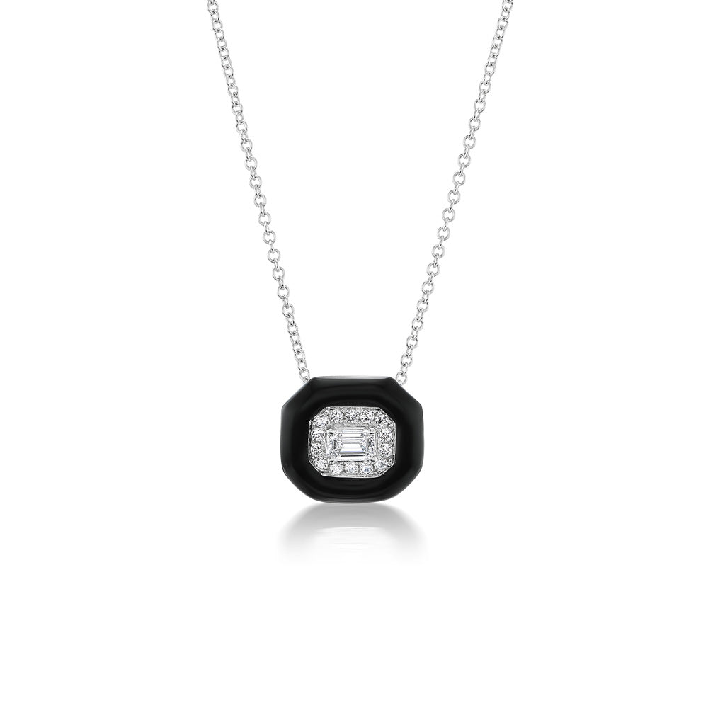 Oui Pavé Diamond Necklace