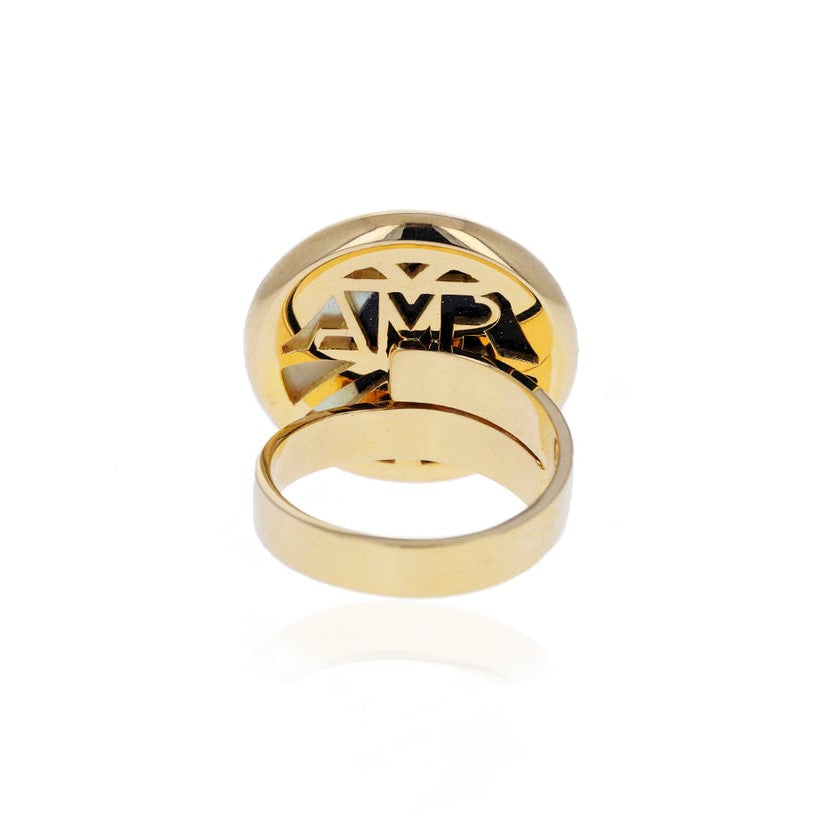 Crescent Moon Adjustable Ring