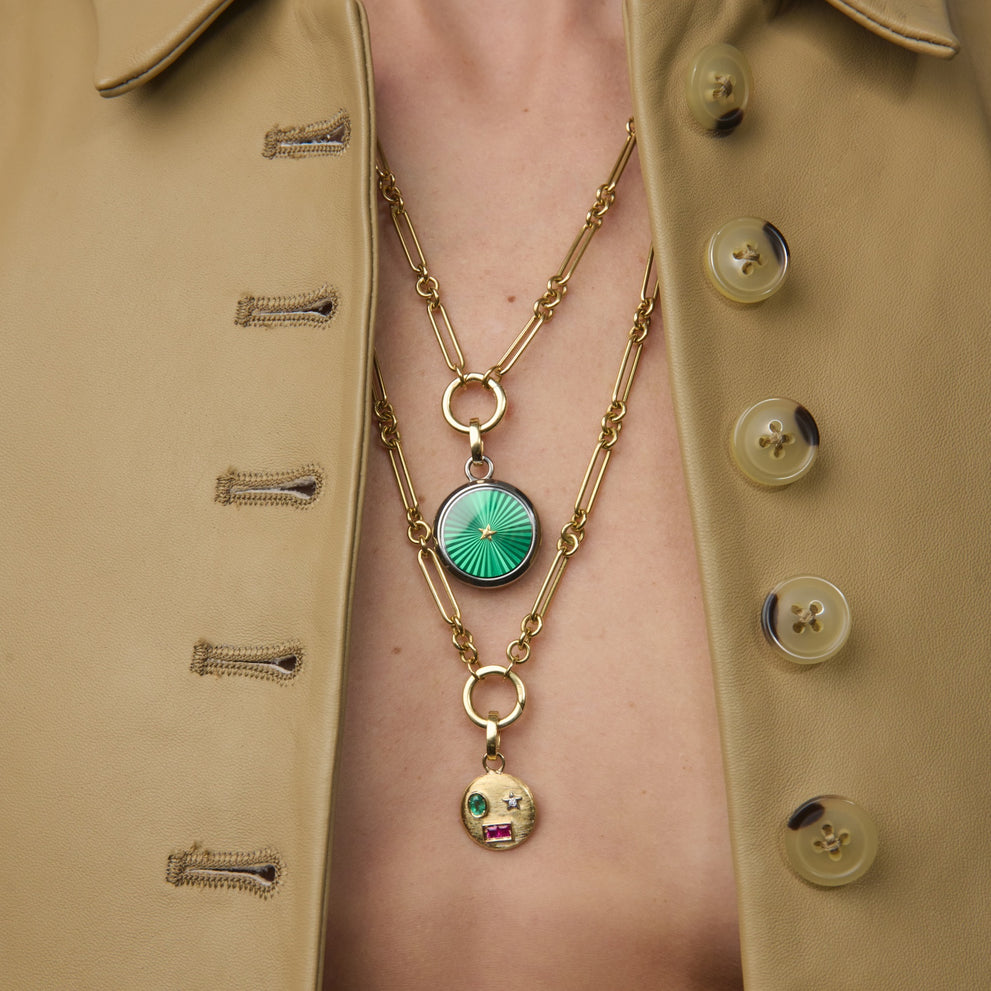 Green Carpe Diem Charm