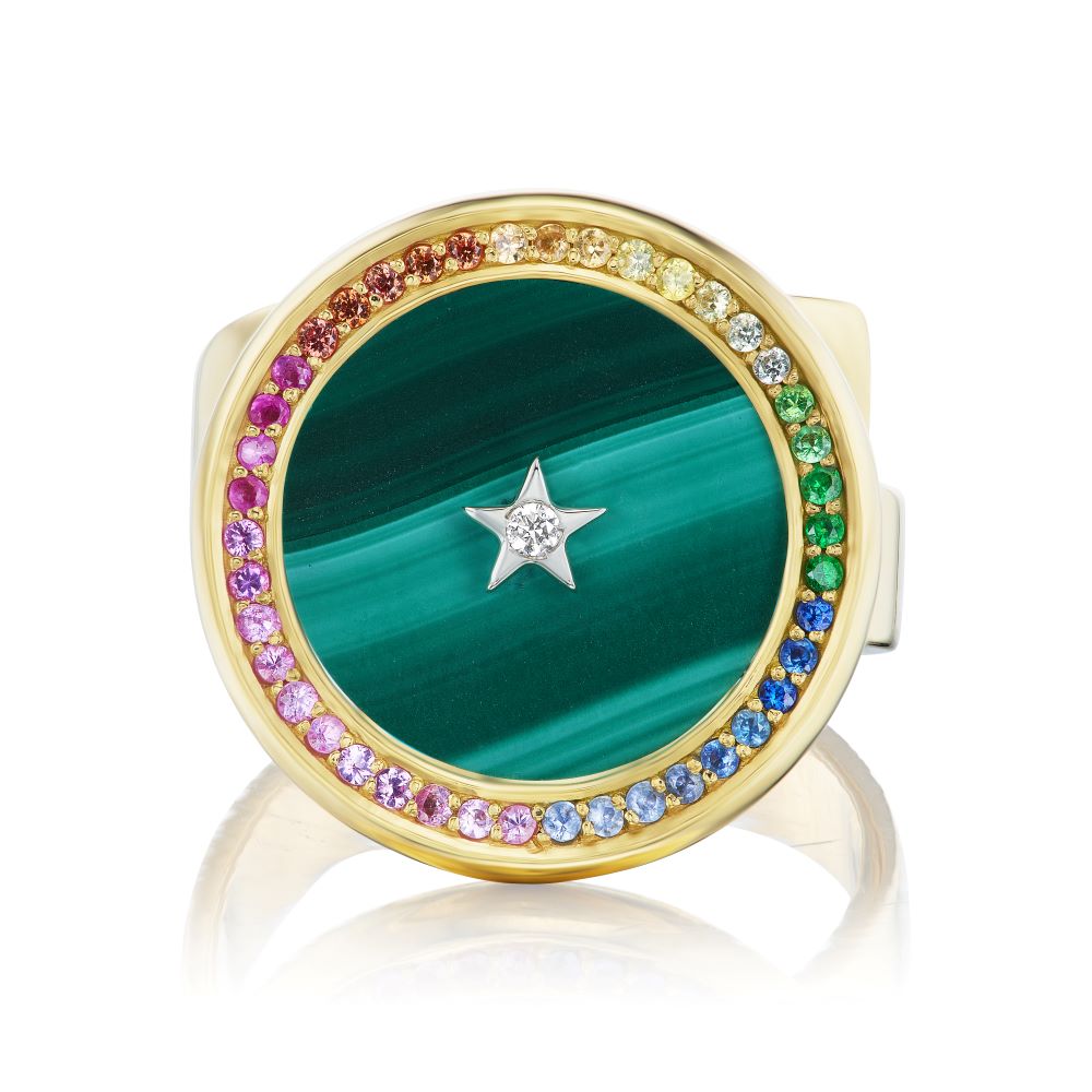 Ora Rainbow Earth Mini Adjustable Ring