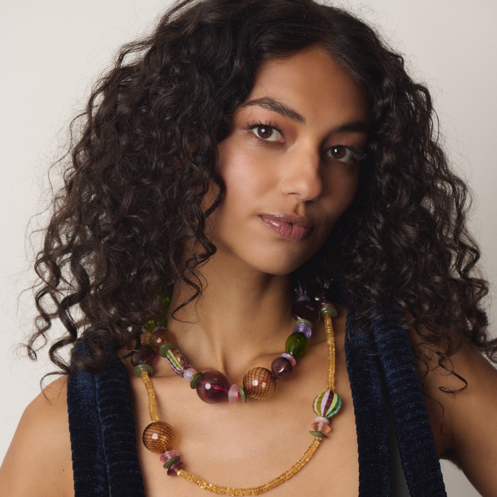 Ancla necklace with Murano beads
