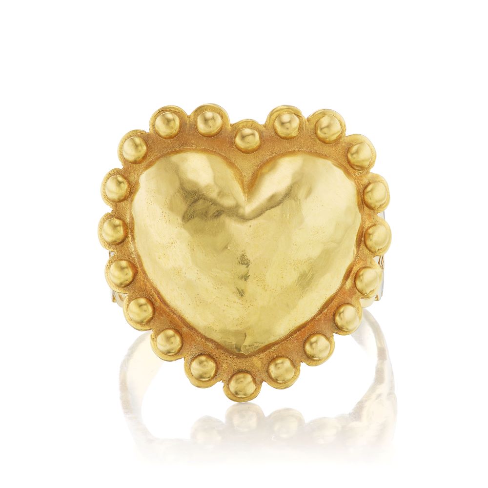 Dot Heart Ring