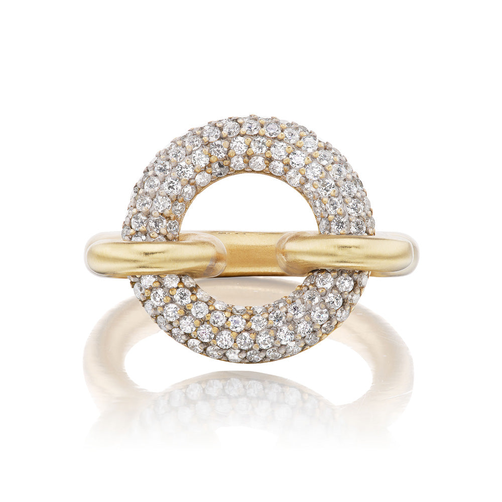 Acro Diamond Pavé Ring