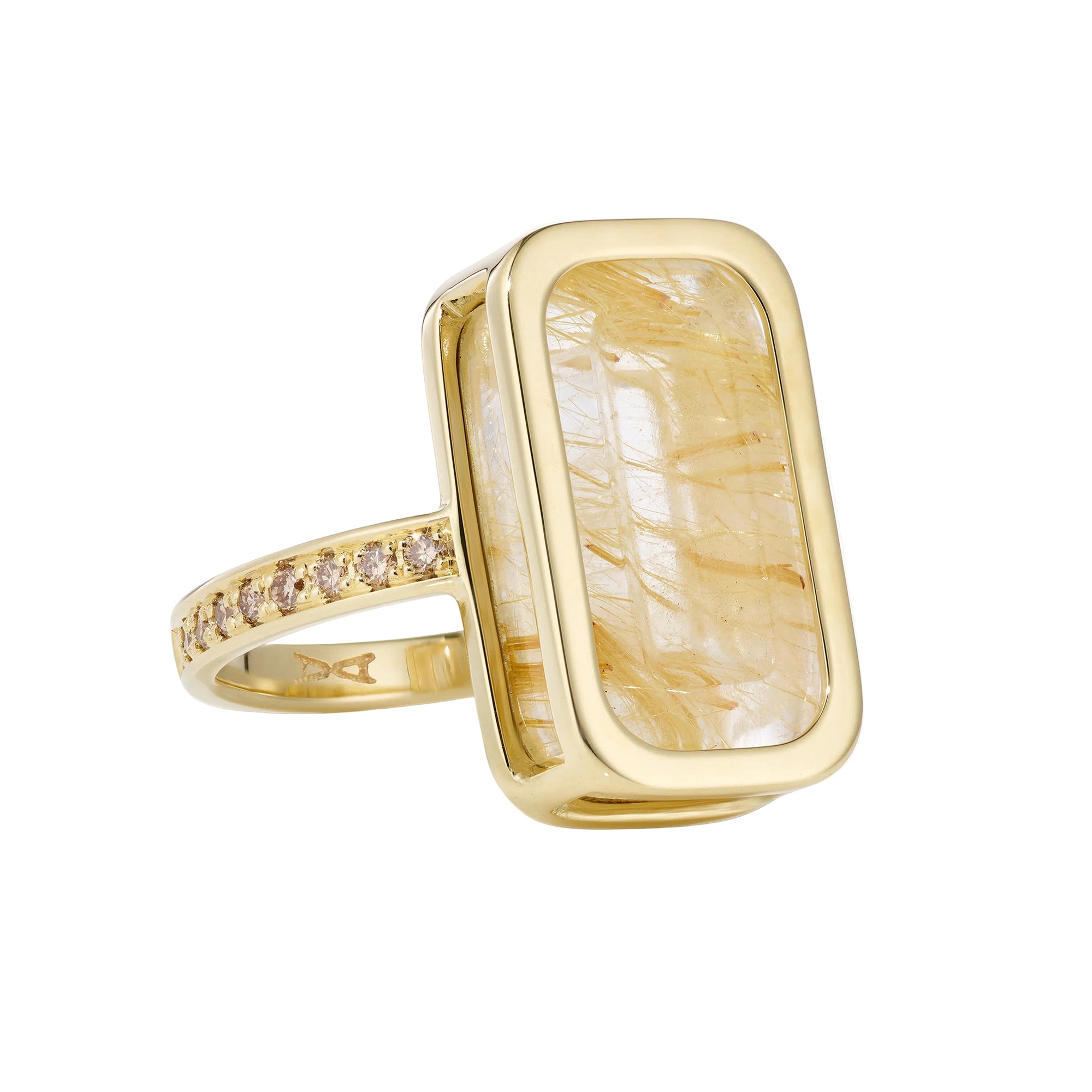 Pineapple Pfefferminz Stoned Ring