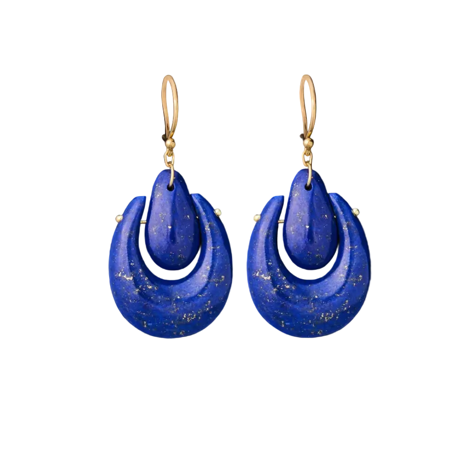 Lapis Lazuli Small O'Keefe Earrings