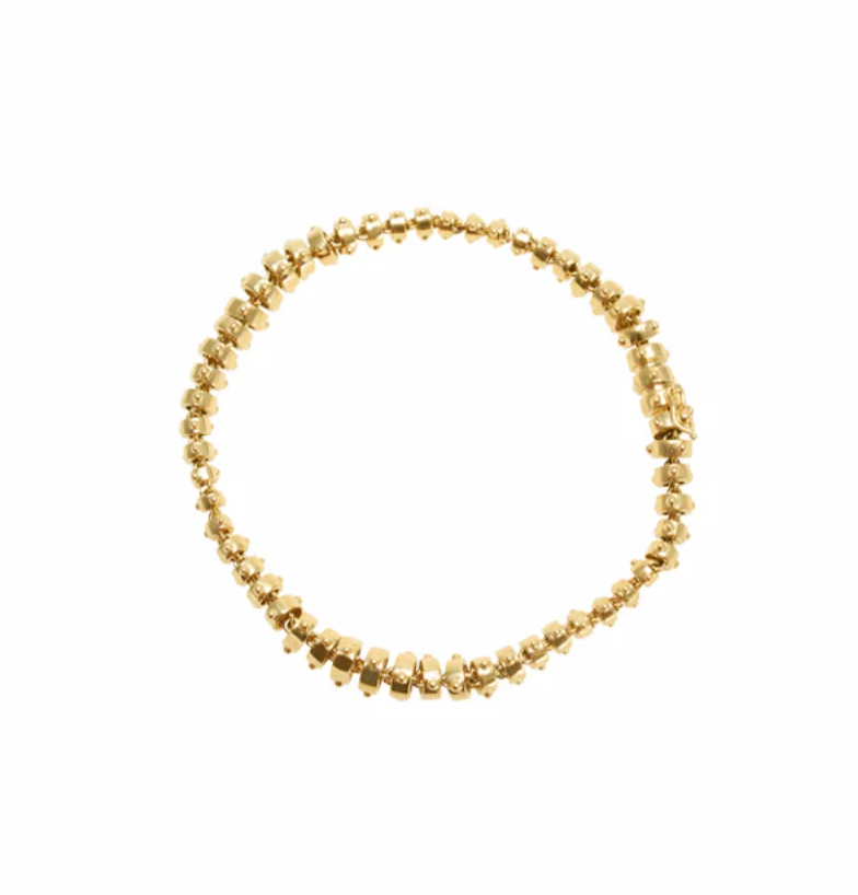 Jali Breeze Flexible Bracelet in Yellow Gold
