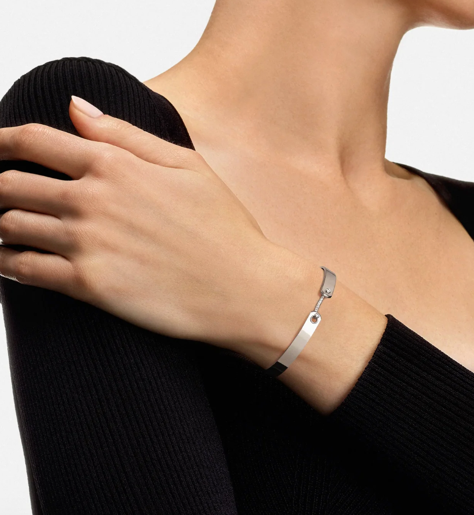 Business GM Bangle in White Gold
