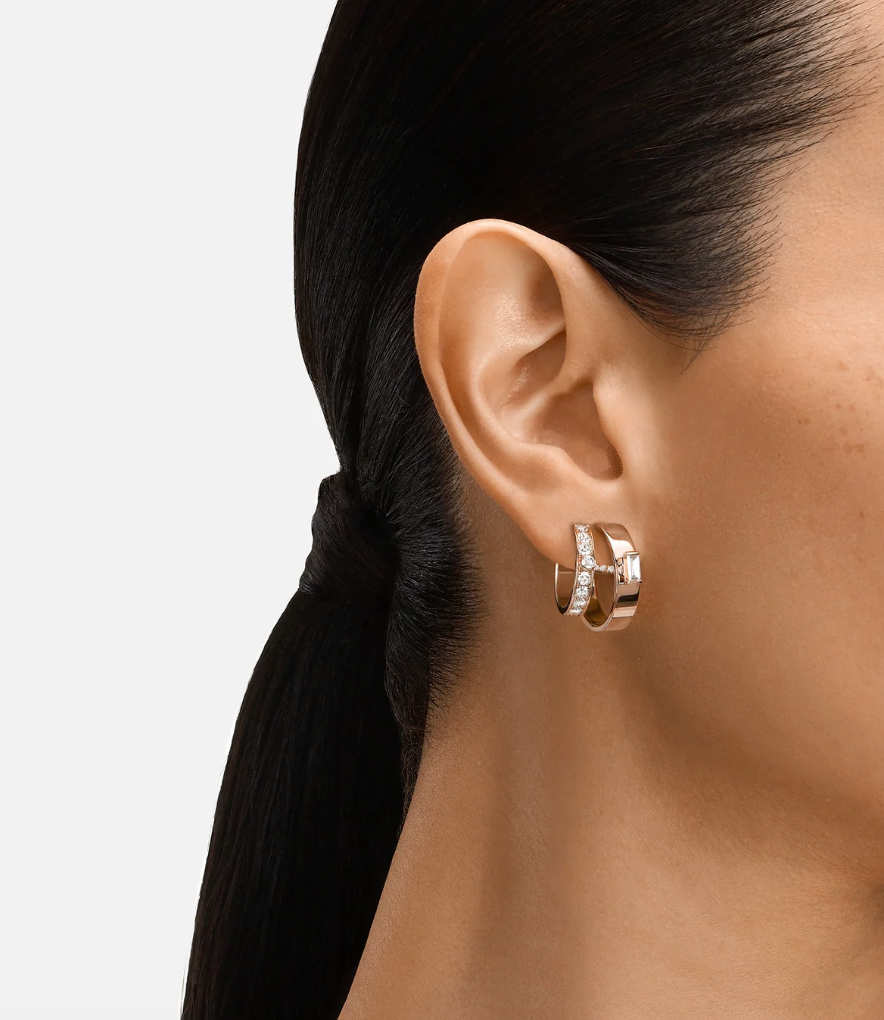 Dinner Date Hoops in Yellow Gold