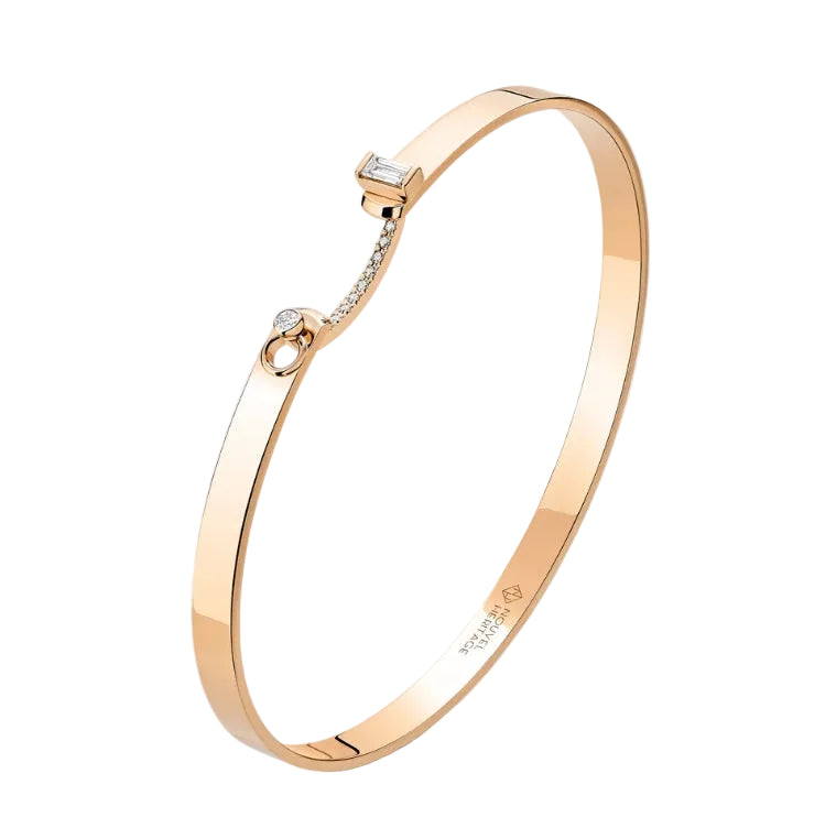 Dinner Date Bangle in Rose Gold