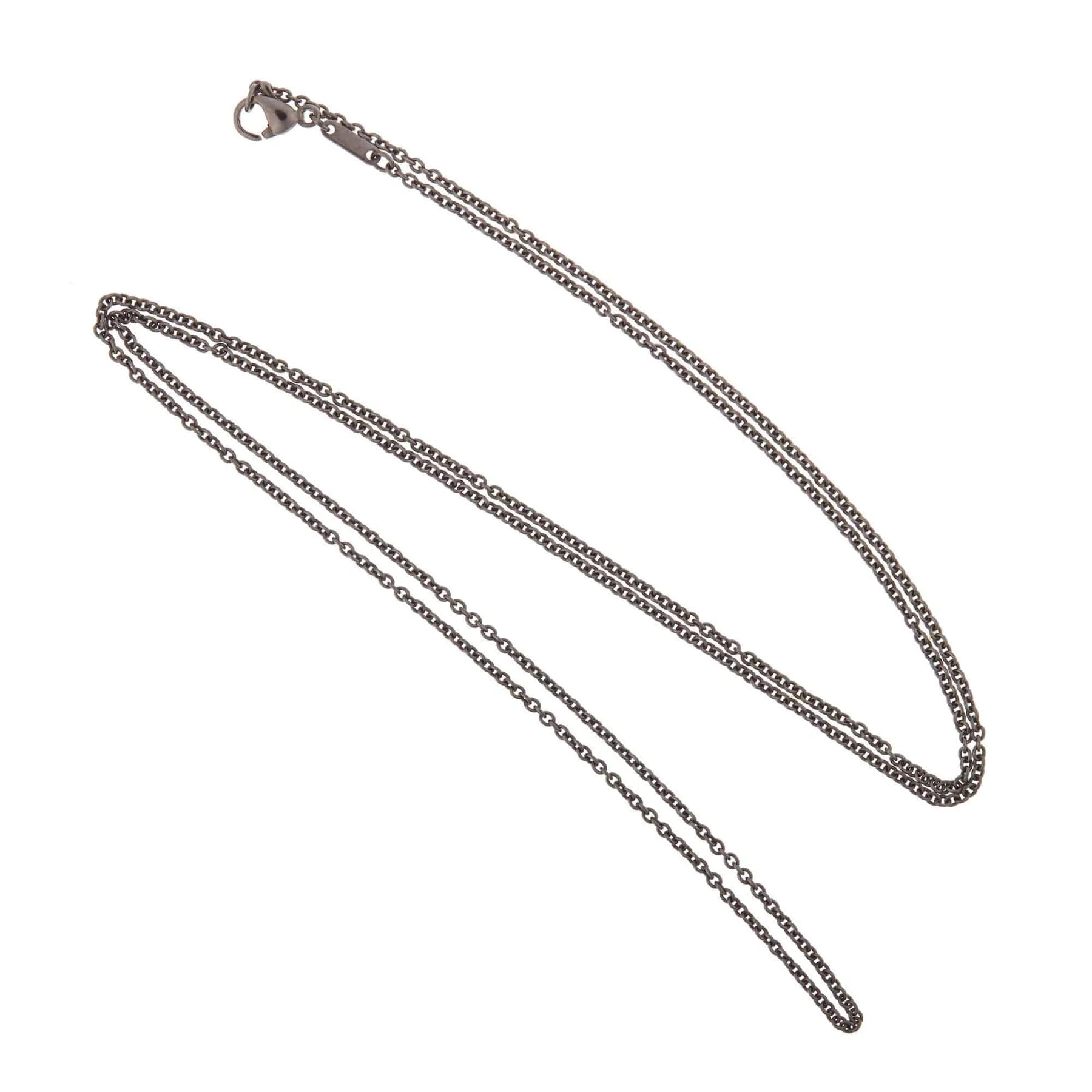 24" Blackened Steel Chain