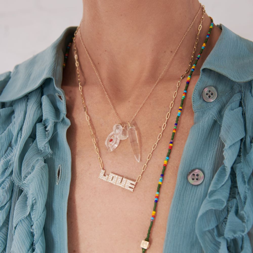 Diamond LOVE Necklace