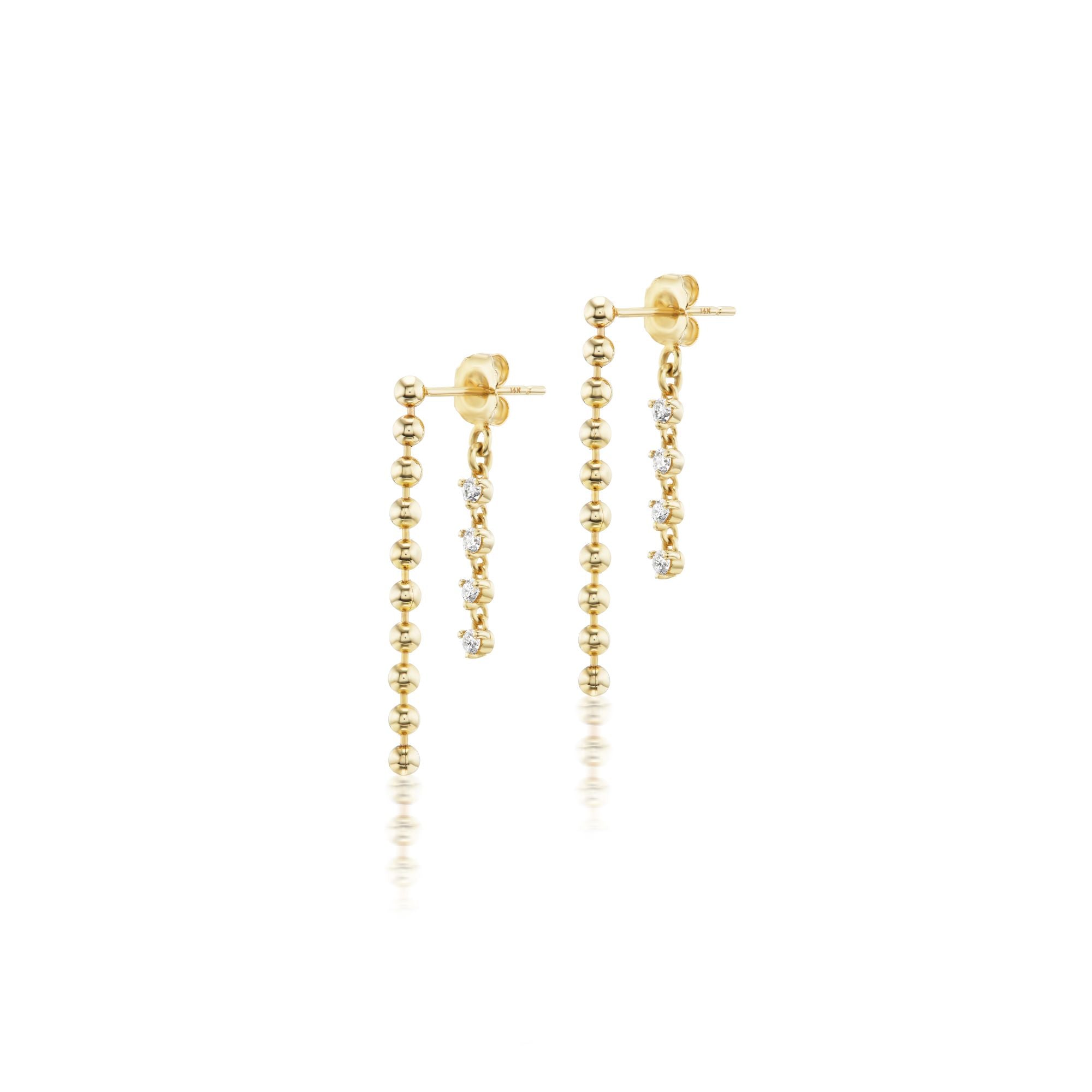 Mini Gemini Drop Earrings