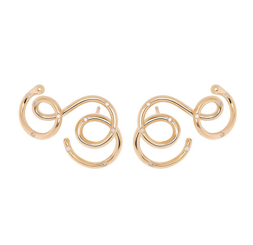 Long Wave Earrings