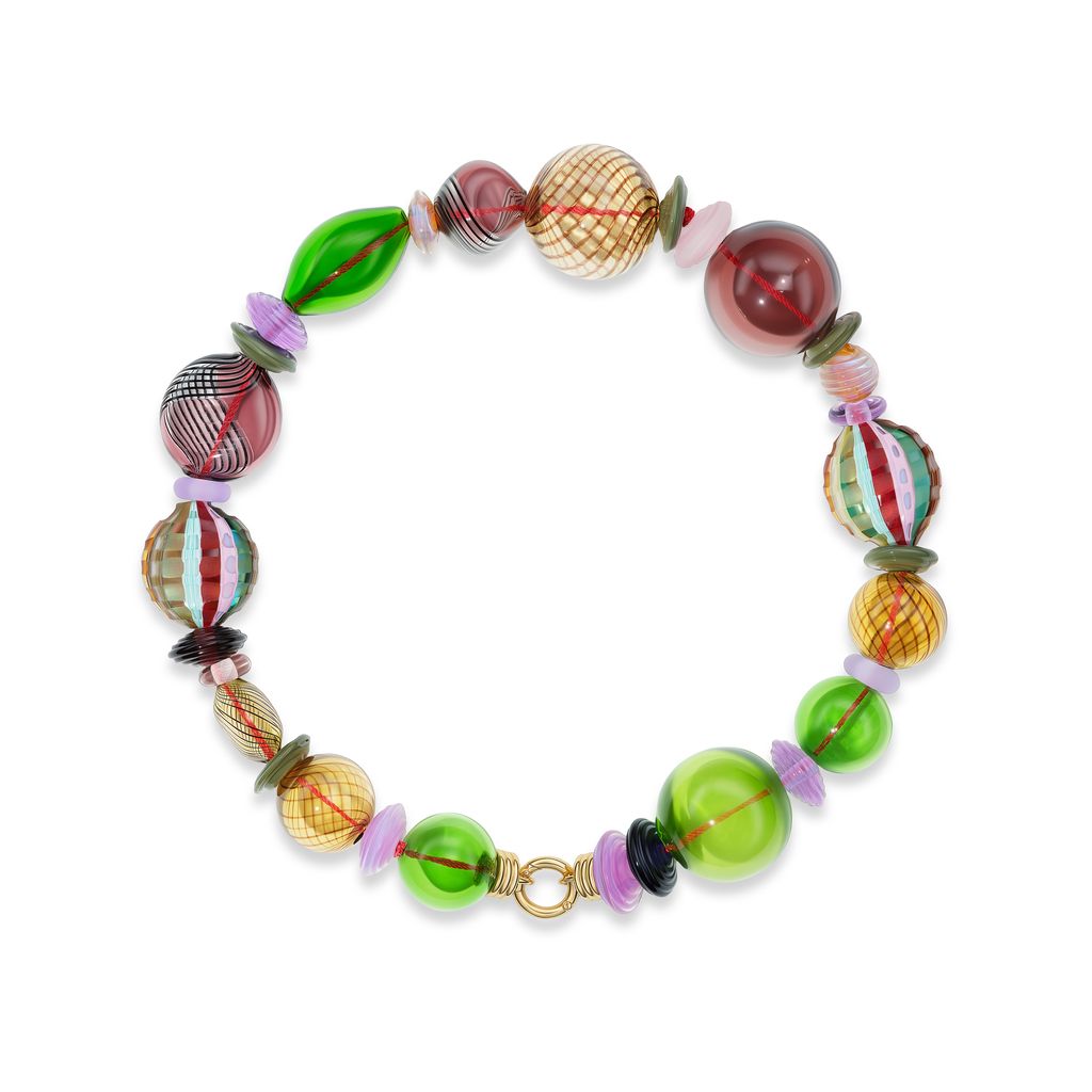Ancla necklace with Murano beads