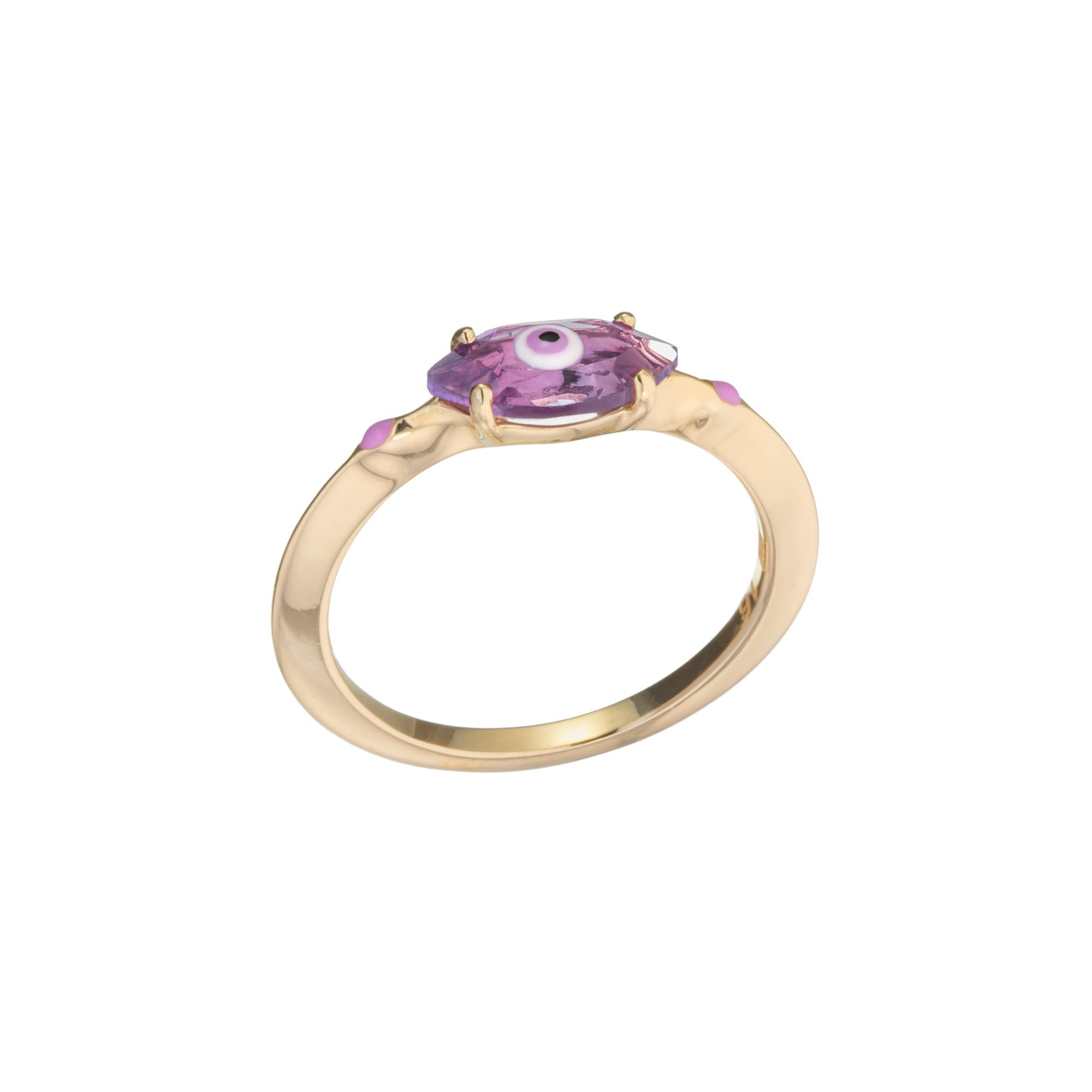 Amethyst Big Eye Ring - MUSE Shop