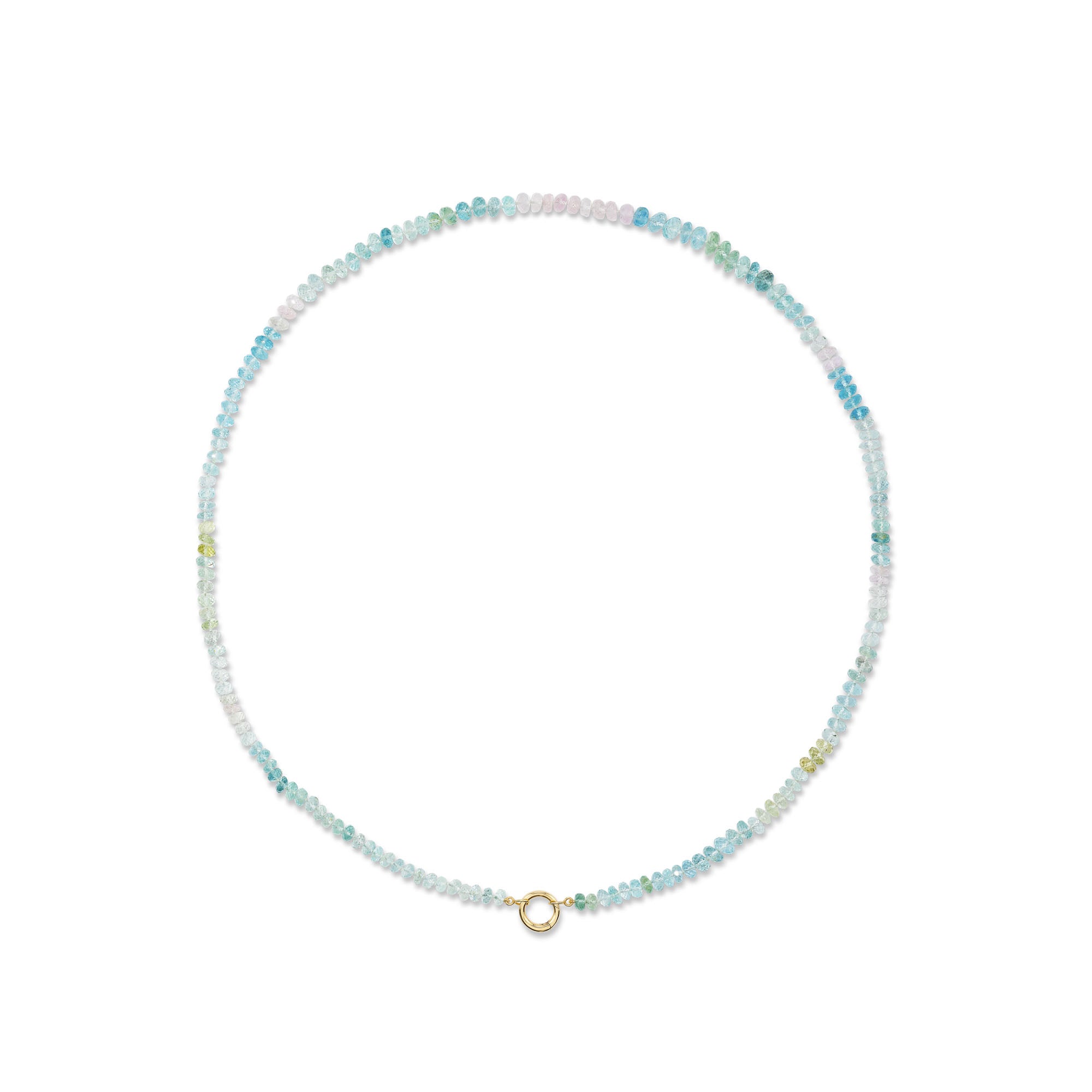 Aquamarine Beaded Necklace - MUSE Shop